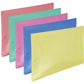 PASTA ABA ELASTICA PLASTICA COLORIDA OFICIO